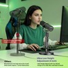 AA AUDIO ACCESSORY Short Mic Stand Desk, Ultra Low 5