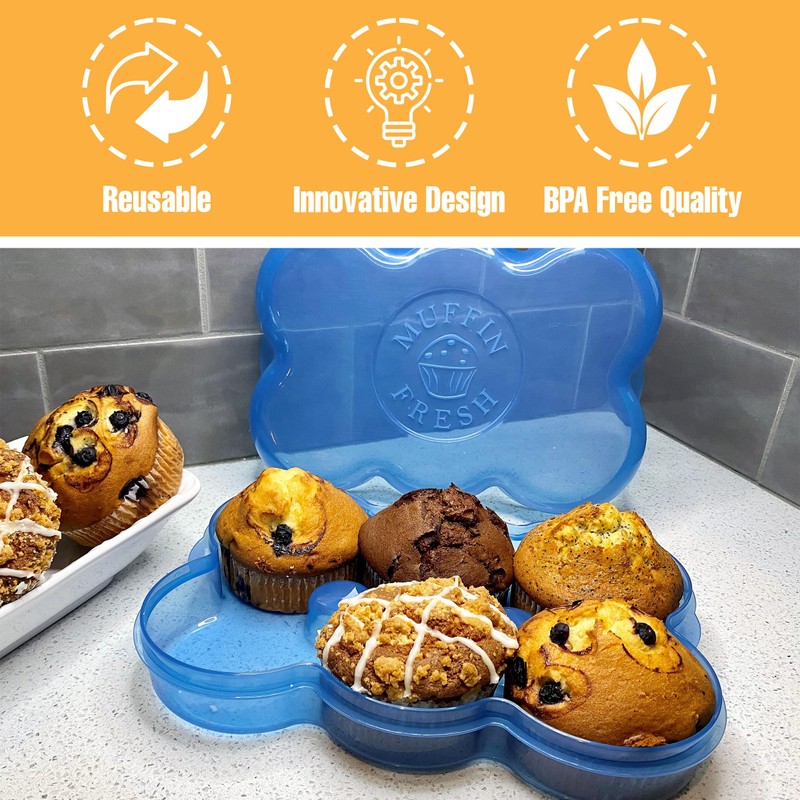 Touch Up Cup Bagel Fresh and Muffin Holder Container Storage