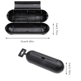 Forlush Outdoor Cable Connector, Cable Box, Waterproof, Outdoor, Protective Capsule for Cables, Suitable for Protecting Power Plugs and Cables