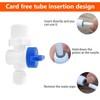 Ctyjia 1 Pcs RO Water Filter Fitting, Shut-Off Ball Valve,