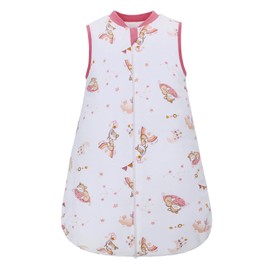 Baby Sleeping Bag Winter 2.5 TOG Sleeveless Warm Baby Winter Sleeping Bag Soft Baby Sleeping Bag Newborn 0-18 Months, pink