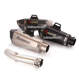 Unbranded For Suzuki GSX-R600 GSX-R750 2008-2010 Motorcycle Exhaust Pipe With DB Killer