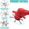 JAMSSOW 2 Pcs Steel Wire Grass Trimmer Head, 6 inchs