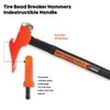Groz 5 lbs Tire Bead Breaker Hammer - 20" Indestructible