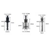 Durlo 3Pcs 1/2-20UNF Drill Chuck Converter Adapter, 1/2" Square Female