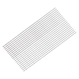 sourcing map 20 Pcs 0.7mm 1mm Mini Micro Twist Drill Bits, High-Speed Steel Straight Shank Extra Long Drill Bit 100mm for Aluminum Alloy