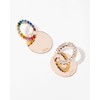 Sonix Embellished Crystal Rhinestone Phone Ring and Stand (Gold, Rainbow)
