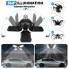 Aoretic LED Garage Lights 4 Pack -120W, 12000LM 6500K Led
