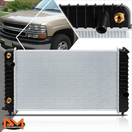 DPI-1532 OE Factory Style Aluminum Core Radiator Compatible with 94-95 GMC Sonoma/Chevy S10 Pickup 4.3 MT