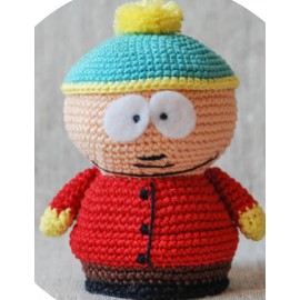 Handmade Crochet Cartman South Park Amigurumi 100% Handmade