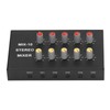 10 Channel Audio Mixer with 3.5mm Jack 10 Input 2