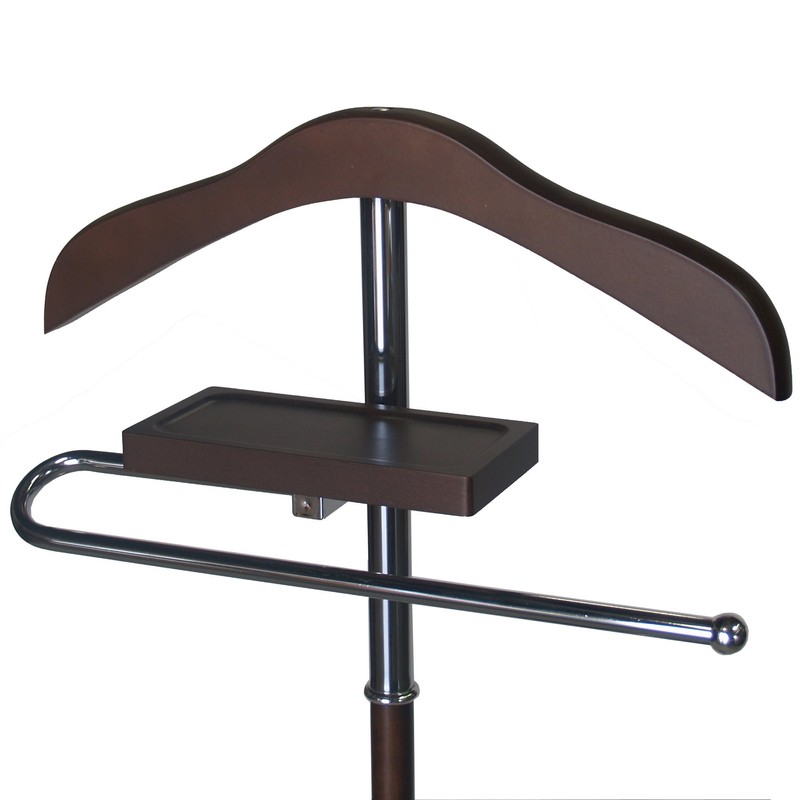 Proman Products VL17017 Valet with Hanger, Tray & Trouser Bar,
