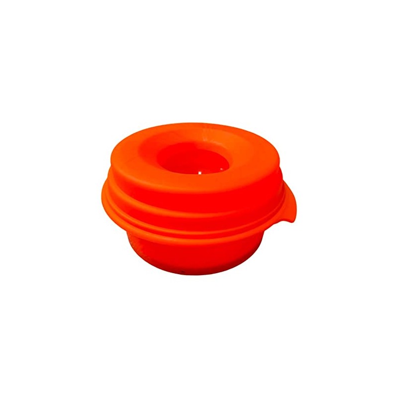 Spill Proof Water Bowl 1/2 Gallon Orange