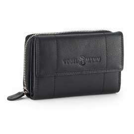 VOGELMANN Women's Wallet, black, Modern