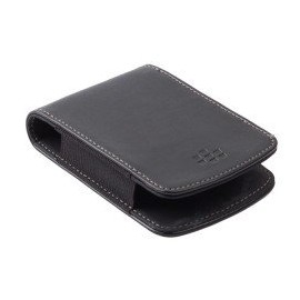 BlackBerry - Pouch for Smartphone - Leather - Black Curve 8520 & Bold 9700