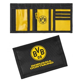 Dortmund Borussia Portafoglio – rete – nero giallo Portemonnaie Portafoglio BVB 09