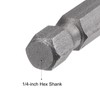 sourcing map Quick-Change Nut Driver Bit, 5/16" Hex Shank 1/4"