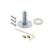Nostalgic Warehouse Classic Rosette Round Clear Crystal Door Knob