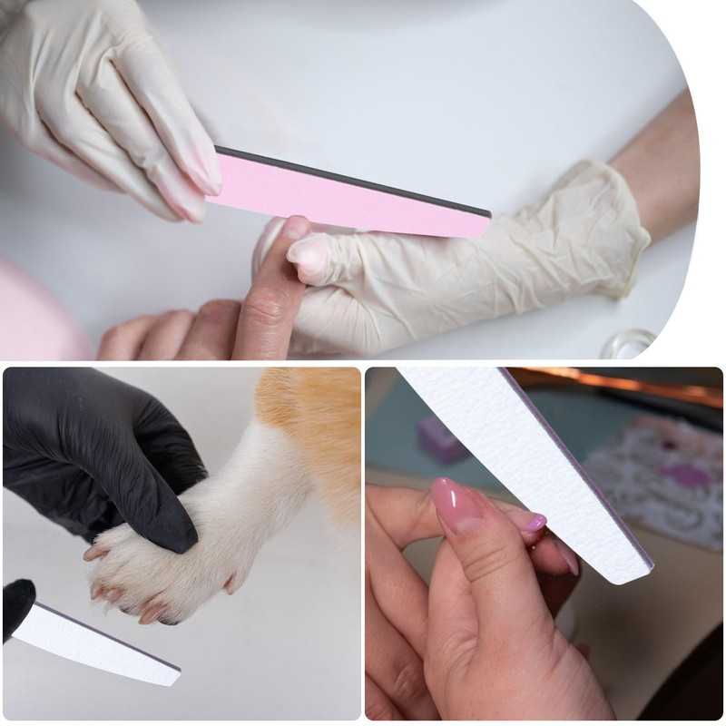 Nail Files, Professional Nail Files 100/180 200/240 Grit Nails File