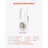 Tower Fan with 80-degree Cold Air 8-Speed Oscillating 8H Timer