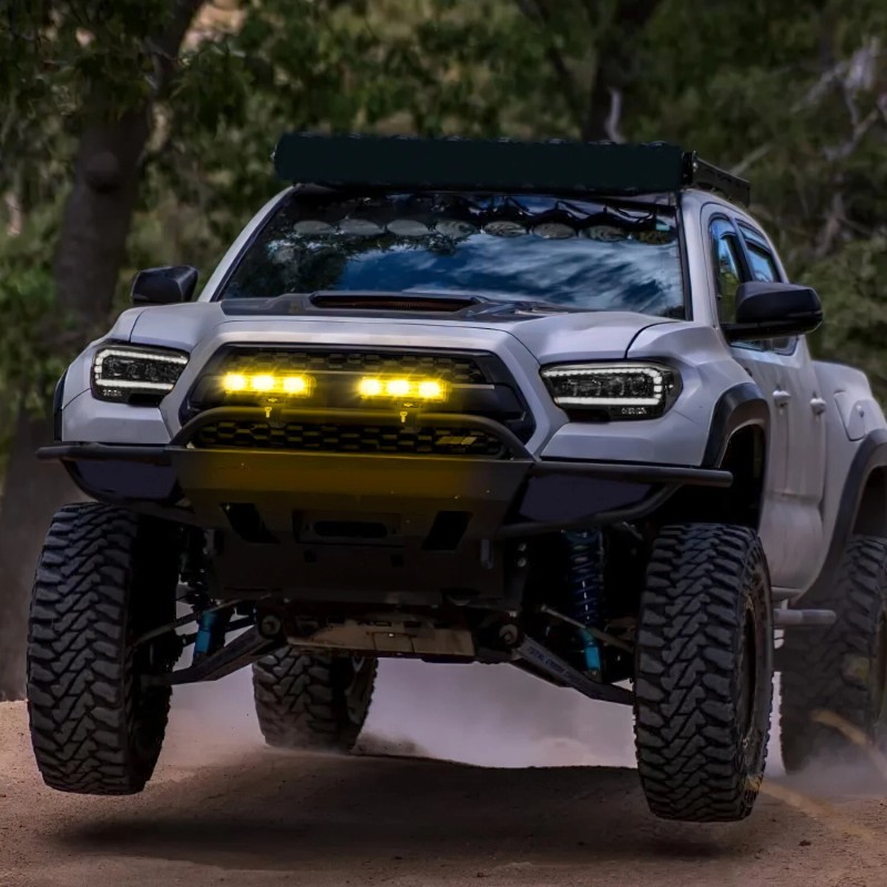 Nilight Side Shooter Amber LED Light Bar/Pods 2PCS 6.5 Inch