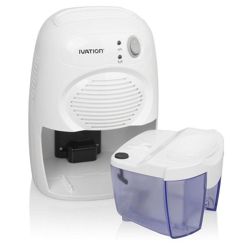 Ivation IVADM10 Powerful Small-Size Thermo-Electric Dehumidifier - for Smaller Room,