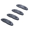 Thorn Boat Folding Cleat,Flip Up Marine Stainless Steel 4-1/2" Black