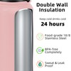 Fanhaw 32 Oz Insulated Stainless Steel Water Bottle with 1