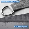 SUNLAX Sun Shade Sail 16' x 20' Dark Grey Rectangle