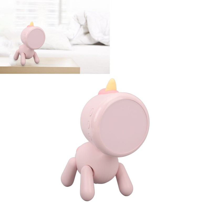 Digital Kids Alarm Clock Rechargeable Cute Animal Children Electronic Clock
