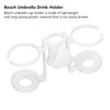 Parasol Drink Holder, Powerful Durable Beach Umbrella Drink Holder, Lightweight,