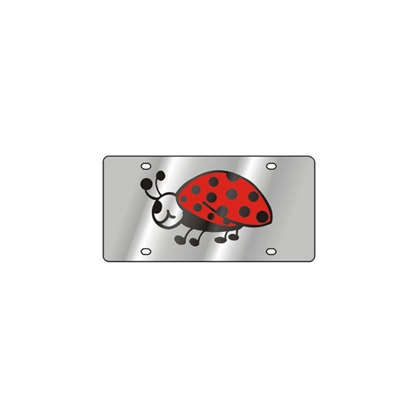 Eurosport Daytona- Compatible with -, Lady Bug -Stainless Steel License