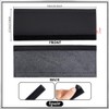 PH PandaHall 2pcs Leather Handbag Handles Wrap Cover, Black Handle