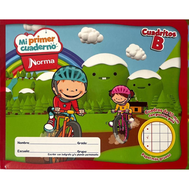 Mi Prime- Cuaderno cosido 72h ita cuadrito(b) mi prime