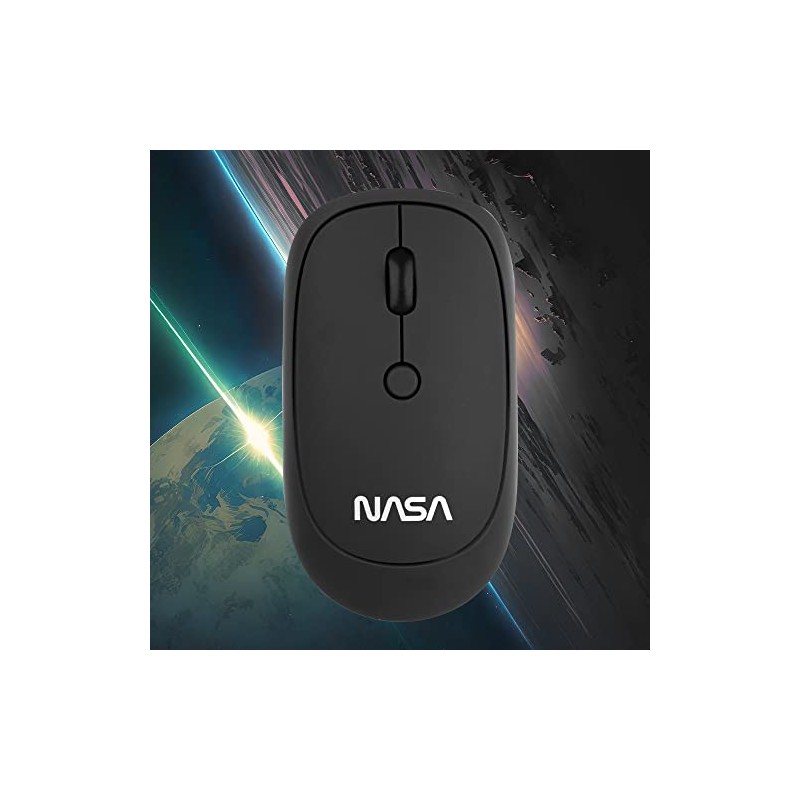 TECHZONE Mouse Edición NASA Inalámbrico 800-1600 dpi Ajustables 4 Botones