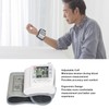 Wrist Blood Pressure Monitor Adjustable Cuff Large LCD Display Digital