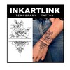 INKARTLINK 2 Pcs Tattoo Stickers 2 Weeks Waterproof Jagua Tattoo
