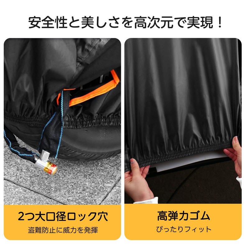 Pedrain Motorcycle Cover, 2024 Innovation, Integrated Storage, 125cc - 400cc,