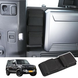 Bekantogy Car Interior Trunk Storage Box ‎ Compatible with Land Rover Defender 90 110 2020-2023 Models Oxford Cloth Car Trunk Storage Box Multifunctional Storage Bag for Car （Black）
