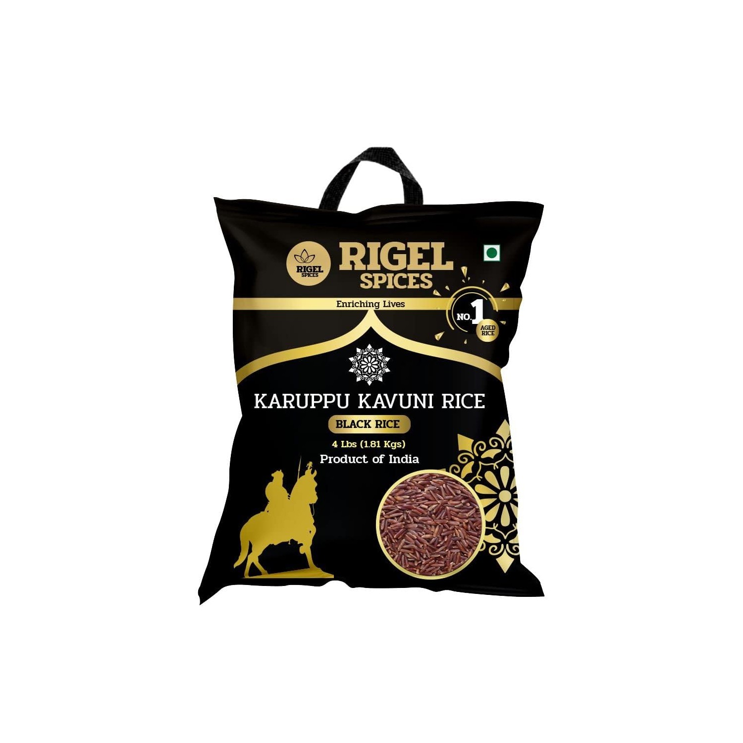 Rigel Spices | Karuppu Kavuni Black Rice (4 Pounds) | KINGS RICE ...