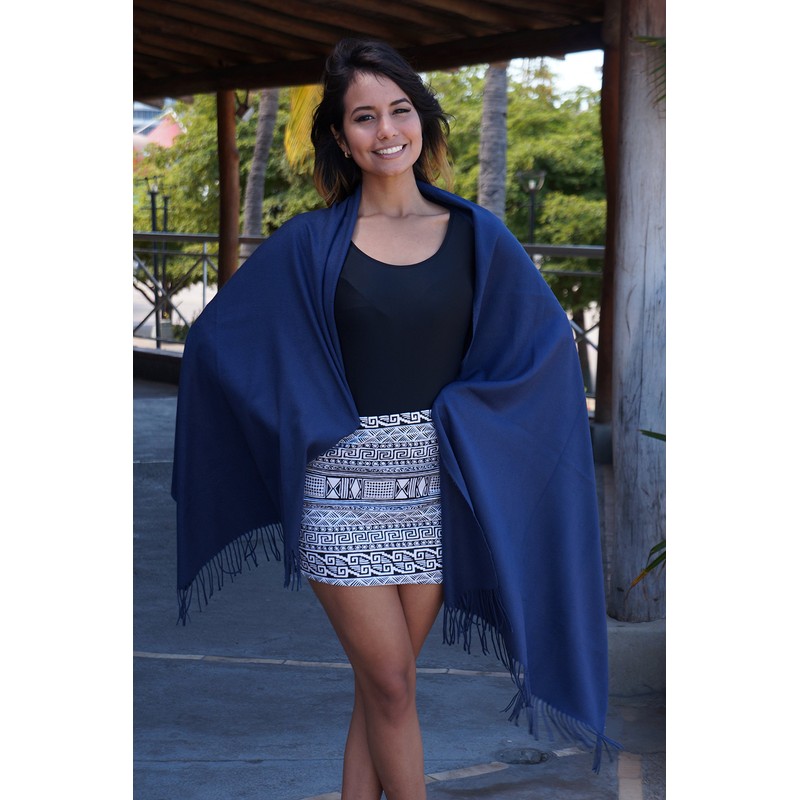 Cindy & Wendy Large Soft Cashmere Feel Pashmina Solid Shawl