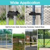 Liznkjious Chain Link Gate Latch, Strong Arm Double Gate Latch