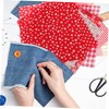 DOITOOL 7Pcs Handmade Cotton Patchwork Fabric Set Creative DIY Sewing