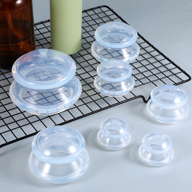 16 Pcs 4 Sizes Cupping Therapy Set, Silicone Cupping Massage