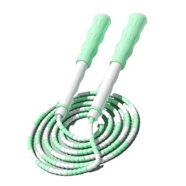 Skipping Rope, Segmented Skipping Rope, Adjustable Speed Rope, Beaded Flexible Plastic Fitness Skipping Rope with Non-Slip and Ergonomic Handles for Fitness, Endurance, Rope Skipping Training