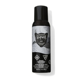 Strawberry Leopard Drip Temporary Hair Color Spray, Silver Glitter Color, Commitment-Free, Removes in 1-2 Washes, 10 Color Options, Vegan, Cruelty Free, Paraben Free, 3 Oz