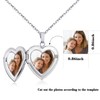 MUERDOU Locket Necklace That Holds Pictures Initial Alphabet Letter Heart
