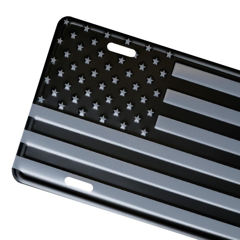 American Flag License Plate, Frame, and Key Tag Combo kit
