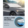 Proadsy - Parasol plegable para parabrisas delantero 2024, ajuste personalizado