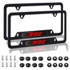 2 Pack Black License Plate Frames for SRT 392 License